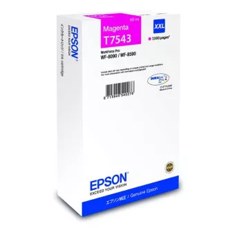 Epson T7543 (C13T754340) - cartridge, magenta (purpurová) Epson T7543 (C13T754340) - cartridge, magenta (purpurová)