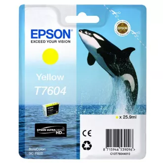 Epson T7604 (C13T76044010) - cartridge, yellow (žlutá) Epson T7604 (C13T76044010) - cartridge, yellow (žlutá)
