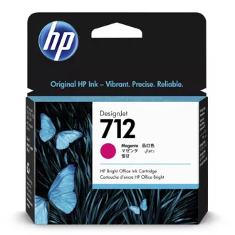 HP 712 (3ED68A) - cartridge, magenta (purpurová) HP 712 (3ED68A) - cartridge, magenta (purpurová)