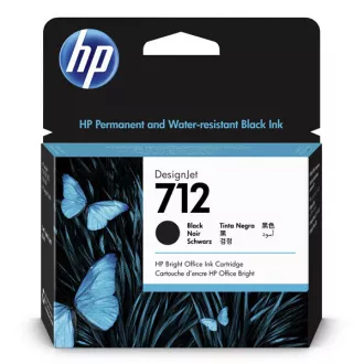 HP 712 (3ED71A) - cartridge, black (černá) HP 712 (3ED71A) - cartridge, black (černá)