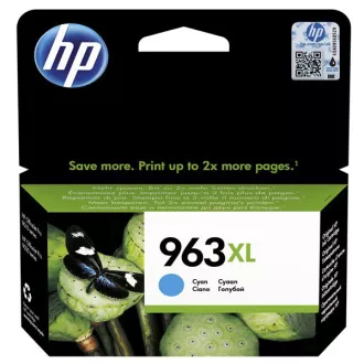 HP 963-XL (3JA27AE#301) - cartridge, cyan (azurová) HP 963-XL (3JA27AE#301) - cartridge, cyan (azurová)