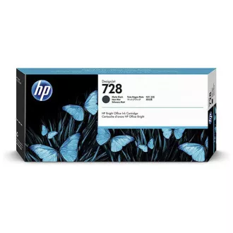 HP 728 (3WX25A) - cartridge, matt black (matně černá) HP 728 (3WX25A) - cartridge, matt black (matně černá)