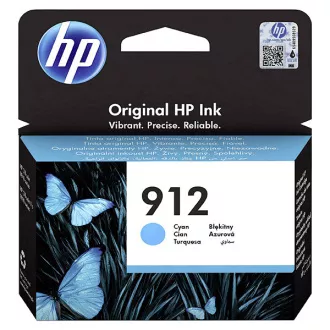 HP 912 (3YL77AE#301) - cartridge, cyan (azurová) HP 912 (3YL77AE#301) - cartridge, cyan (azurová)