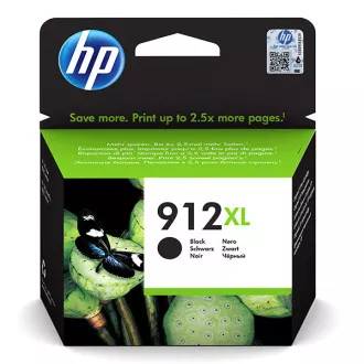 HP 912-XL (3YL84AE) - cartridge, black (černá) HP 912-XL (3YL84AE) - cartridge, black (černá)