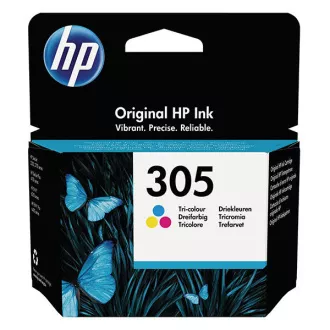 HP 305 (3YM60AE#301) - cartridge, color (barevná) HP 305 (3YM60AE#301) - cartridge, color (barevná)