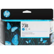 HP 738 (498N5A) - cartridge, cyan (azurová)