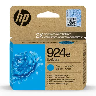 HP 924e (4K0U7NE) - cartridge, cyan (azurová) HP 924e (4K0U7NE) - cartridge, cyan (azurová)
