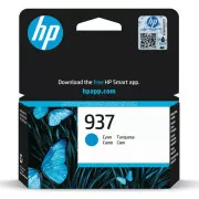 HP 937 (4S6W2NE) - cartridge, cyan (azurová)