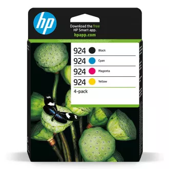 HP 924 (6C3Z1NE#301) - cartridge, black + color (černá + barevná) HP 924 (6C3Z1NE#301) - cartridge, black + color (černá + barevná)