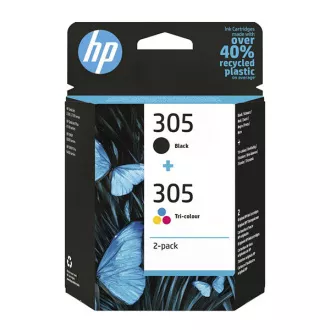 HP 305 (6ZD17AE#301) - cartridge, black + color (černá + barevná) HP 305 (6ZD17AE#301) - cartridge, black + color (černá + barevná)