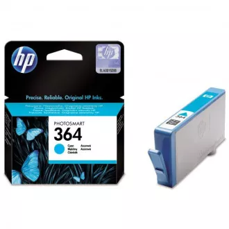 HP 364 (CB318EE) - cartridge, cyan (azurová) HP 364 (CB318EE) - cartridge, cyan (azurová)