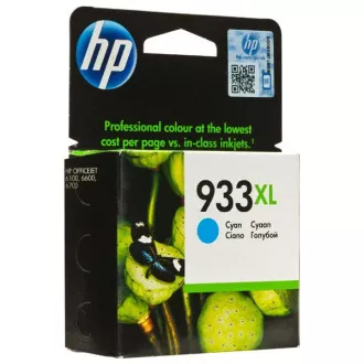 HP 933-XL (CN054AE) - cartridge, cyan (azurová) HP 933-XL (CN054AE) - cartridge, cyan (azurová)