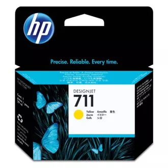 HP 711 (CZ132A) - cartridge, yellow (žlutá) HP 711 (CZ132A) - cartridge, yellow (žlutá)