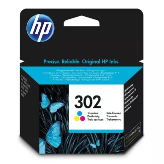 HP 302 (F6U65AE#301) - cartridge, color (barevná) HP 302 (F6U65AE#301) - cartridge, color (barevná)