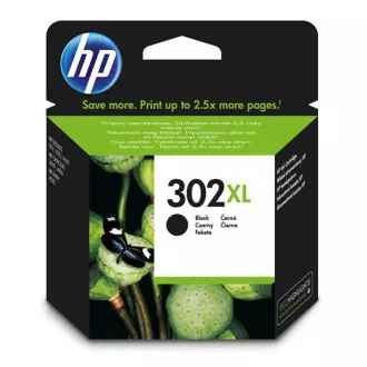 HP 302-XL (F6U68AE) - cartridge, black (černá) HP 302-XL (F6U68AE) - cartridge, black (černá)