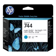 HP 744 (F9J86A) - tisková hlava, cyan (azurová)