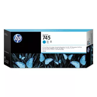 HP 745 (F9K03A) - cartridge, cyan (azurová) HP 745 (F9K03A) - cartridge, cyan (azurová)