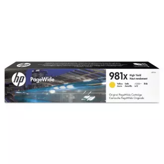 HP 981X (L0R11A) - cartridge, yellow (žlutá)