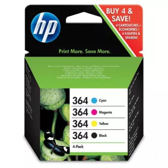HP 364 (N9J73AE) - cartridge, black + color (černá + barevná) HP 364 (N9J73AE) - cartridge, black + color (černá + barevná)