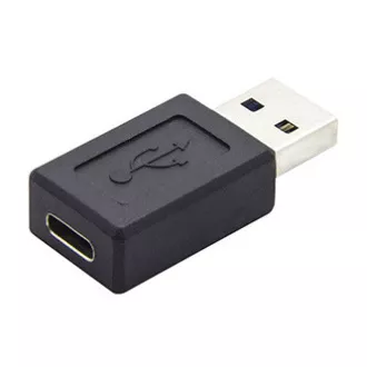 USB redukce, (3.0), USB A samec - USB C samice, černá, plastic bag plastová, 5 Gbps, DOPRODEJ USB redukce, (3.0), USB A samec - USB C samice, černá, plastic bag plastová, 5 Gbps, DOPRODEJ