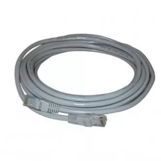 Síťový LAN kabel UTP crossover patchcord, Cat.5e, RJ45 samec - RJ45 samec, 10 m, nestíněný, křížený, šedý, k propojení 2 PC, Logo Síťový LAN kabel UTP crossover patchcord, Cat.5e, RJ45 samec - RJ45 samec, 10 m, nestíněný, křížený, šedý, k propojení 2 PC, Logo
