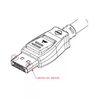 Video kabel DisplayPort samec - HDMI samec, 5m, černý, DOPRODEJ Video kabel DisplayPort samec - HDMI samec, 5m, černý, DOPRODEJ