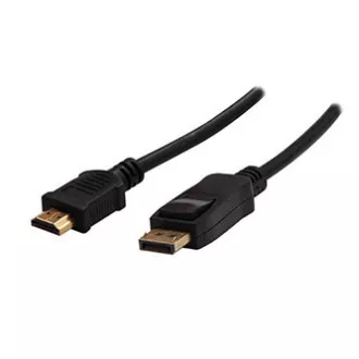 Video kabel DisplayPort samec - HDMI samec, 5m, černá, Logo blistr, DOPRODEJ Video kabel DisplayPort samec - HDMI samec, 5m, černá, Logo blistr, DOPRODEJ