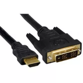 Video kabel DVI (18+1) samec - HDMI samec, 5m, černý, DOPRODEJ Video kabel DVI (18+1) samec - HDMI samec, 5m, černý, DOPRODEJ