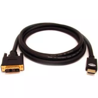 Video kabel DVI (18+1) samec - HDMI samec, 5m, černý, DOPRODEJ Video kabel DVI (18+1) samec - HDMI samec, 5m, černý, DOPRODEJ
