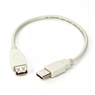 USB prodlužka (2.0), USB A samec - USB A samice, 0.3m, bílá USB prodlužka (2.0), USB A samec - USB A samice, 0.3m, bílá