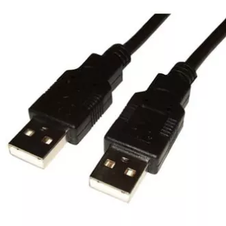 USB kabel (2.0), USB A samec - USB A samec, 1.8m, černý, High Speed, DOPRODEJ USB kabel (2.0), USB A samec - USB A samec, 1.8m, černý, High Speed, DOPRODEJ