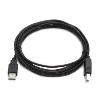 USB kabel (2.0), USB A samec - USB B samec, 1.8m, černý USB kabel (2.0), USB A samec - USB B samec, 1.8m, černý