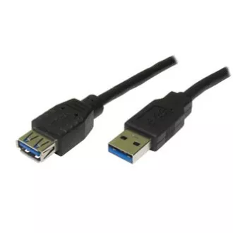 Logo USB prodlužka (3.0), USB A samec - USB A samice, 1.8m, černá, blistr, DOPRODEJ Logo USB prodlužka (3.0), USB A samec - USB A samice, 1.8m, černá, blistr, DOPRODEJ