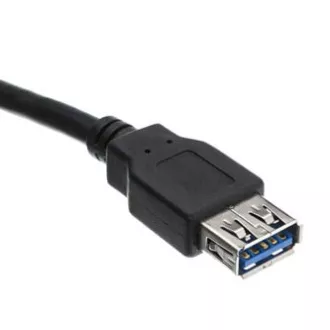 Logo USB prodlužka (3.0), USB A samec - USB A samice, 1.8m, černá, blistr, DOPRODEJ Logo USB prodlužka (3.0), USB A samec - USB A samice, 1.8m, černá, blistr, DOPRODEJ