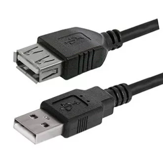 Logo USB prodlužka (2.0), USB A samec - USB A samice, 3m, černá, DOPRODEJ Logo USB prodlužka (2.0), USB A samec - USB A samice, 3m, černá, DOPRODEJ