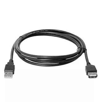 Logo USB prodlužka (2.0), USB A samec - USB A samice, 3m, černá, DOPRODEJ Logo USB prodlužka (2.0), USB A samec - USB A samice, 3m, černá, DOPRODEJ