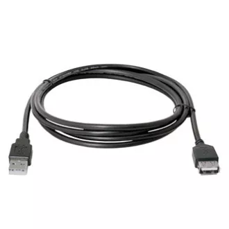 Logo USB prodlužka (2.0), USB A samec - USB A samice, 3m, černá, blistr, DOPRODEJ Logo USB prodlužka (2.0), USB A samec - USB A samice, 3m, černá, blistr, DOPRODEJ