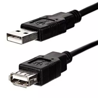 Logo Economy USB prodlužka (2.0), USB A samec - USB A samice, 1.8m, černý, DOPRODEJ Logo Economy USB prodlužka (2.0), USB A samec - USB A samice, 1.8m, černý, DOPRODEJ