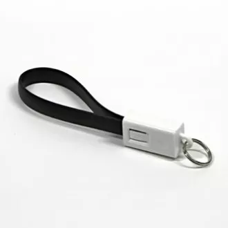 Logo USB kabel (2.0), USB A samec - microUSB samec, 0.2m, černý, blistr, klíčenka, DOPRODEJ Logo USB kabel (2.0), USB A samec - microUSB samec, 0.2m, černý, blistr, klíčenka, DOPRODEJ