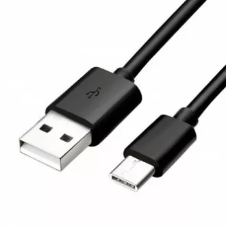 Logo USB kabel (2.0), USB A samec - USB C samec, 1m, černý, blistr, DOPRODEJ Logo USB kabel (2.0), USB A samec - USB C samec, 1m, černý, blistr, DOPRODEJ