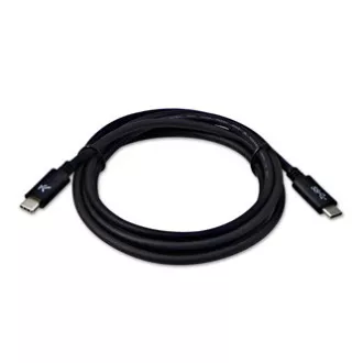 Logo USB kabel (3.2 gen 1), USB C samec - USB C samec, 1m, 5 Gb/s, 5V/3A, černý, blistr, DOPRODEJ Logo USB kabel (3.2 gen 1), USB C samec - USB C samec, 1m, 5 Gb/s, 5V/3A, černý, blistr, DOPRODEJ