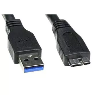 USB kabel (3.0), USB A samec - USB micro B samec, 0.5m, černý, DOPRODEJ USB kabel (3.0), USB A samec - USB micro B samec, 0.5m, černý, DOPRODEJ