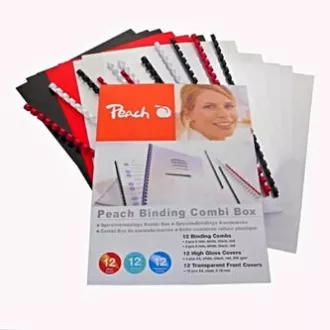 Peach vazací set folií PB100-14, pro kroužkovou vazbu Peach vazací set folií PB100-14, pro kroužkovou vazbu
