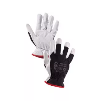Kombinované rukavice TECHNIK PLUS, černo-bílé Kombinované rukavice TECHNIK PLUS, černo-bílé