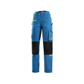 Kalhoty CXS STRETCH, dámské, středně modro - černé Kalhoty CXS STRETCH, dámské, středně modro - černé