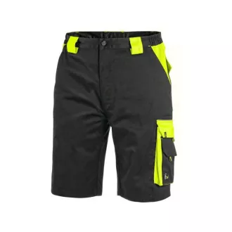 Kraťasy CXS SIRIUS BRIGHTON, pánské, černo-žluté Kraťasy CXS SIRIUS BRIGHTON, pánské, černo-žluté