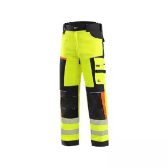 Kalhoty CXS BENSON výstražné, pánské, žluto-černé Kalhoty CXS BENSON výstražné, pánské, žluto-černé