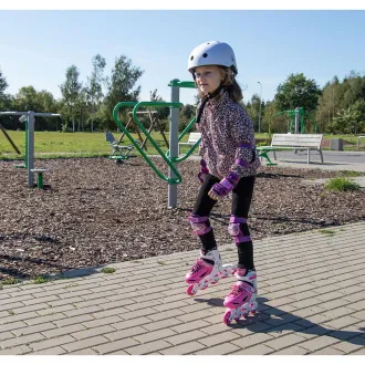 Kolečkové brusle 4v1 Enero KIDS - růžovo-bílé Kolečkové brusle 4v1 Enero KIDS - růžovo-bílé