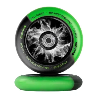 Náhradní kolečka na freestyle koloběžku MOVINO Maniac, 110 mm, Nylon, 2 ks Náhradní kolečka na freestyle koloběžku MOVINO Maniac, 110 mm, Nylon, 2 ks
