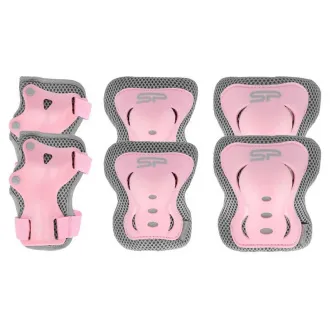 Set chráničů SP PROTECTOR, růžovo-šedé Set chráničů SP PROTECTOR, růžovo-šedé